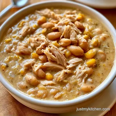 White Chicken Chili: Slow-Cooked