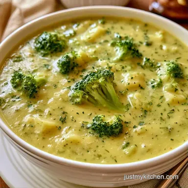 Crock Pot Broccoli Potato Soup: Creamy Recipe Card