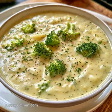 Crock Pot Broccoli Potato Soup: Creamy