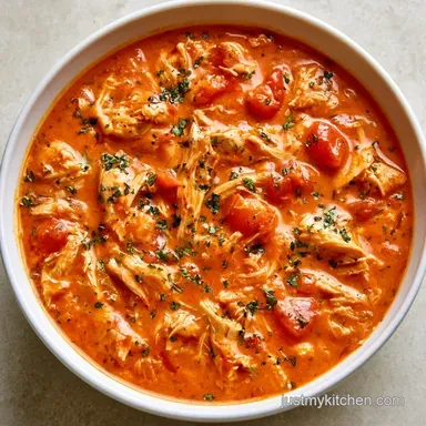Crockpot Chicken Enchilada Soup for 6