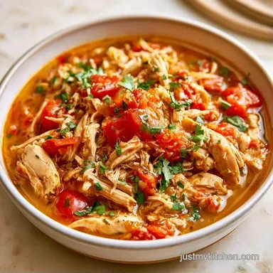 Crockpot Chicken Tortilla Soup Meal Prep Recipe Card