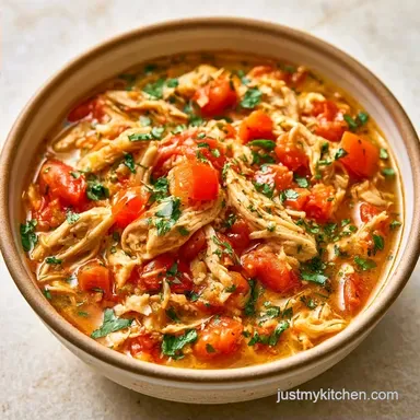 Crockpot Chicken Tortilla Soup Meal Prep