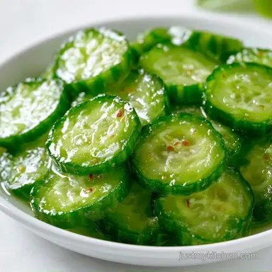 Refrigerator Pickles: Crunchy Texture Recipe Card