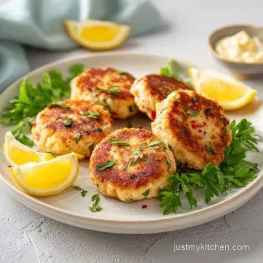 Easy Salmon Patties Recipe for 4 Servings Recipe Card