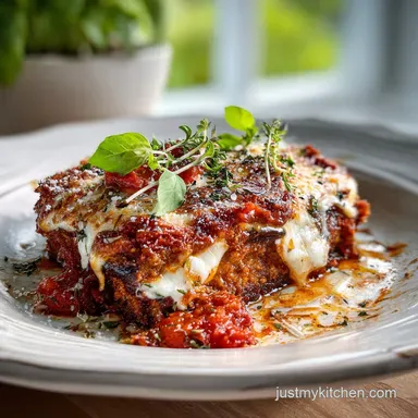 Eggplant Parmesan Baked Not Fried: Crispy Baked