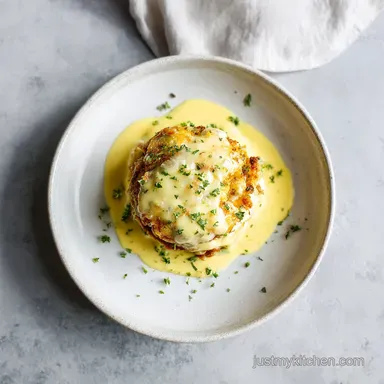 Eggs Napoleon with Hollandaise Sauce for 4 Recipe Card
