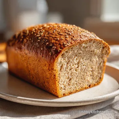 GlutenFree Flourless Oat Chia Bread Recipe Recipe Card