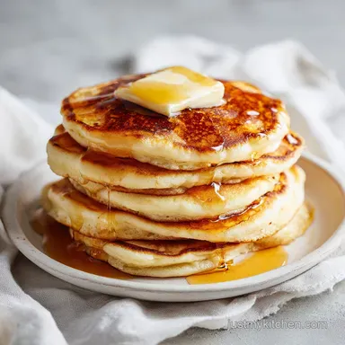 Fluffy Pancakes Recipe in 20 Minutes Recipe Card