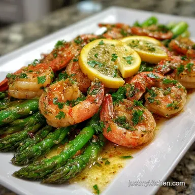 One Pan Garlic Butter Shrimp in 20 Minutes: Roasted
