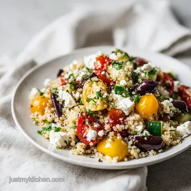 Greek Quinoa Salad with Feta in 30 Minutes