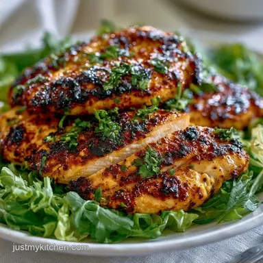 Grilled Chicken Side Salad in 25 Minutes