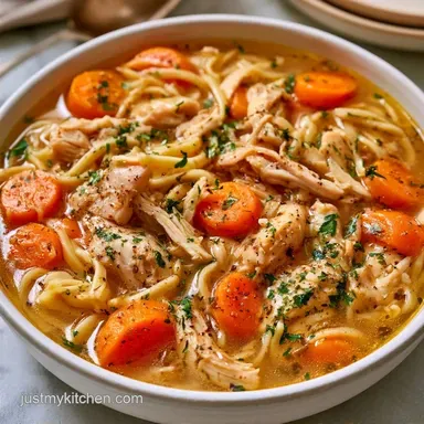 Healthy Chicken Noodle Soup (8 Servings)