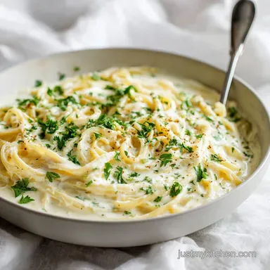 Homemade Alfredo Sauce Recipe for 4 Servings