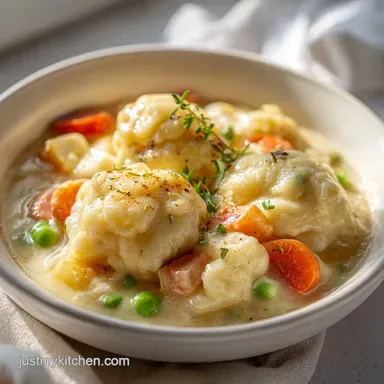 Homemade Chicken and Dumplings Recipe Ready in 60 Minutes Recipe Card