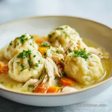 Homemade Chicken and Dumplings Recipe Ready in 60 Minutes