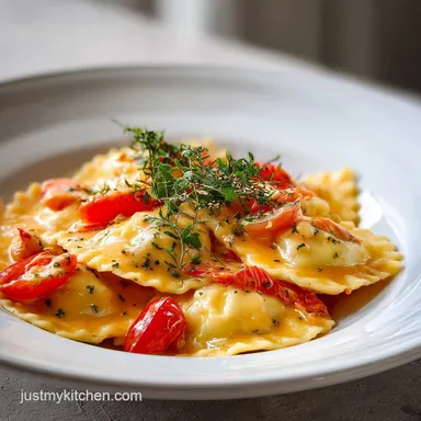 Lobster Ravioli Sauce in 25 Minutes with Caramelized Aromatics