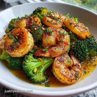 Honey Garlic Shrimp and Broccoli in 20 Minutes