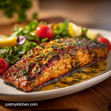 Honey Mustard Salmon Recipe for 4 Servings