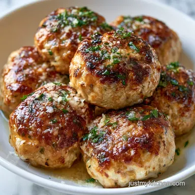 Chicken Meatballs in 30 Minutes Recipe Card