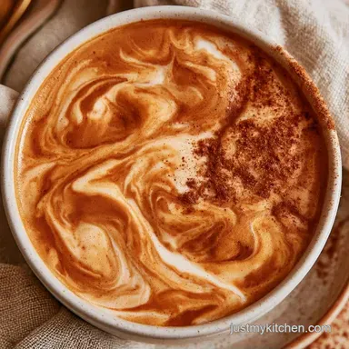 Maple Cinnamon Cold Brew with Oat Milk Recipe Card