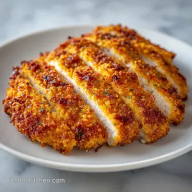 Panko Crusted Chicken in 25 Minutes Recipe Card