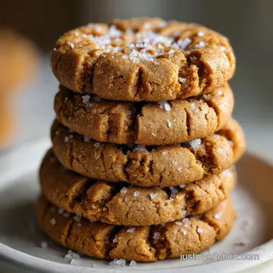 Peanut Butter Cookie with Sea Salt in 20 Minutes