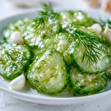 Crispy Persian Cucumber Pickles Recipe Card