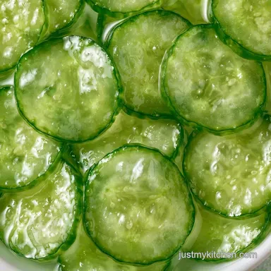 Pickled Cucumber Slices for Meal Prep Recipe Card