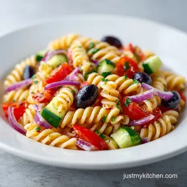 Picnic Pasta Salad in 30 Minutes Recipe Card
