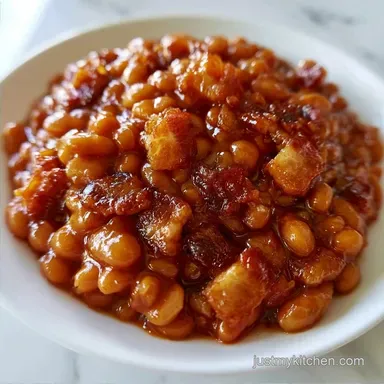 Potluck Beans with Bacon