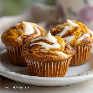 Pumpkin Cream Cheese Muffins in 35 Min