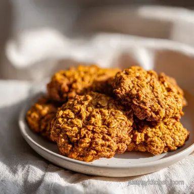 Pumpkin Oatmeal Scotchies with Butterscotch Chips (27 Minutes) Recipe Card