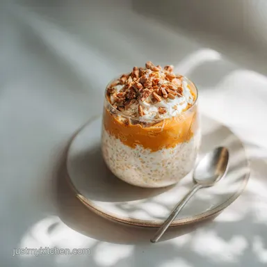 Pumpkin Overnight Oats with Chia Seeds in 5 Minutes