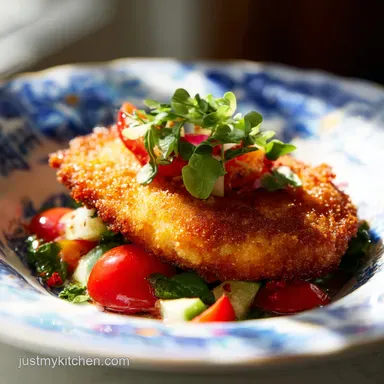 Chicken Milanese Recipe in 30 Minutes Recipe Card