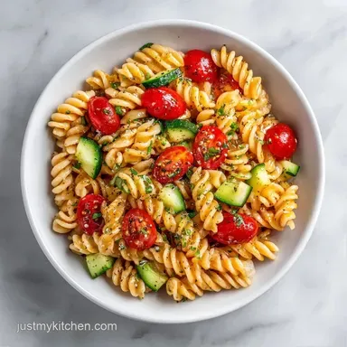 Quick Pasta Salad in 23 Minutes Recipe Card