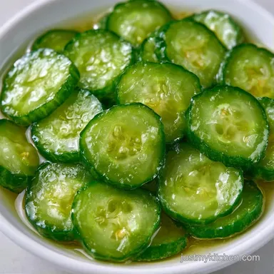 Pickled Cucumbers in 25 Minutes Recipe Card