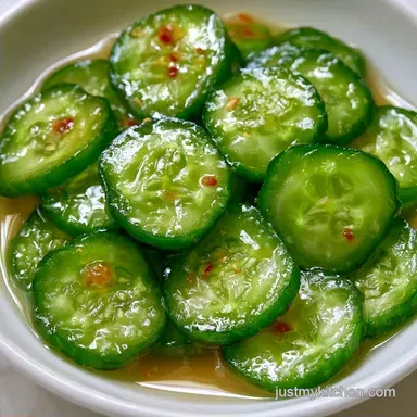 Pickled Cucumbers in 25 Minutes