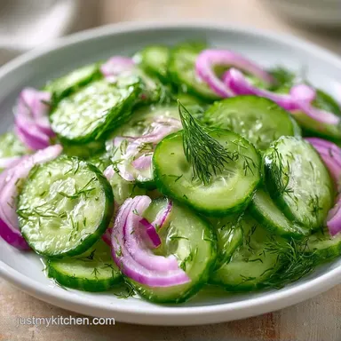 Refrigerator Dill Pickles in 20 Minutes Recipe Card