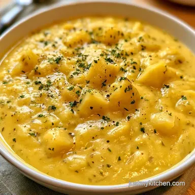 Simple Crockpot Potato Soup: Creamy