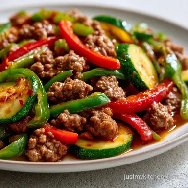 Simple Ground Beef Meal in 25 Minutes Recipe Card