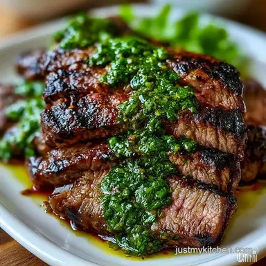 Skirt Steak Chimichurri for 4 Servings