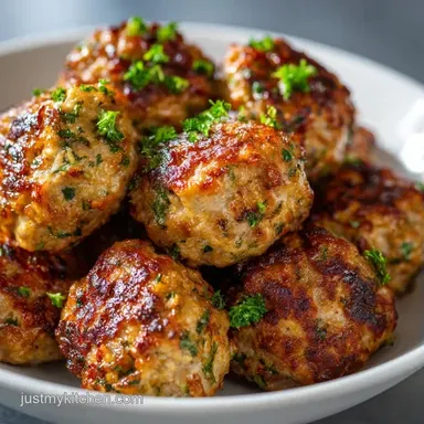 Slow Cooker Beef Meatballs with Parmesan Recipe Card