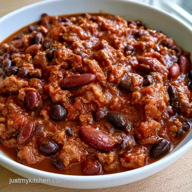 Turkey Chili with Beans for 6 Servings