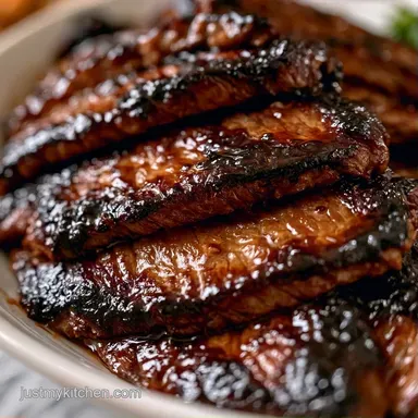 Skirt Steak Marinade with Soy Sauce Recipe Card
