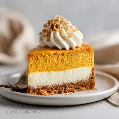 Pumpkin Pie Cheesecake with Ginger Crust in 1 Hour 15 Minutes