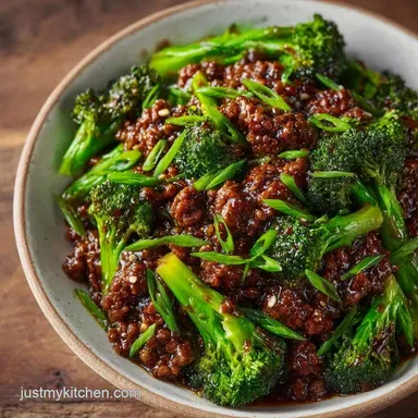 Teriyaki Ground Beef Recipe for 4 Recipe Card