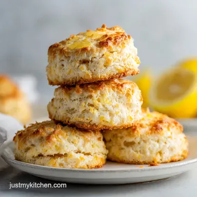 Toasted Coconut Lemon Scones with Zesty Citrus in 30 Minutes Recipe Card