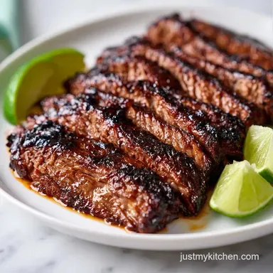 Skirt Steak Marinade for 4 Servings: Tender Recipe Card