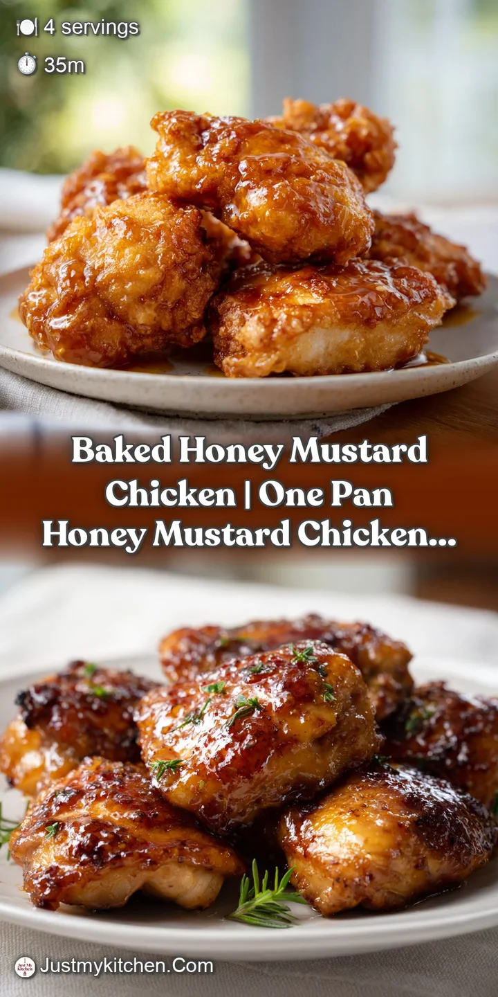 Extreme close-up of juicy chicken with a thick, glistening honey-gold glaze and a sprinkle of cracked black pepper.