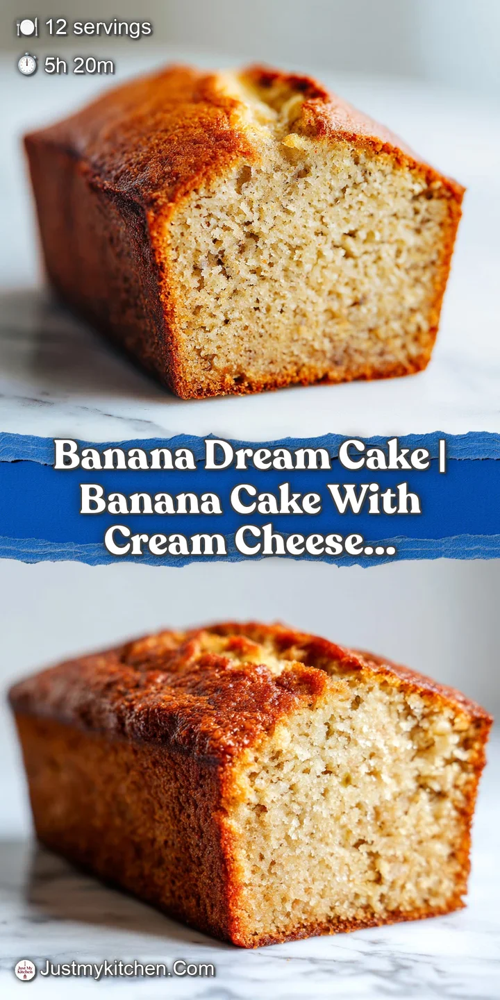 Extreme close-up of a moist, golden cake crumb topped with velvety cream and a glistening, caramelized banana slice.